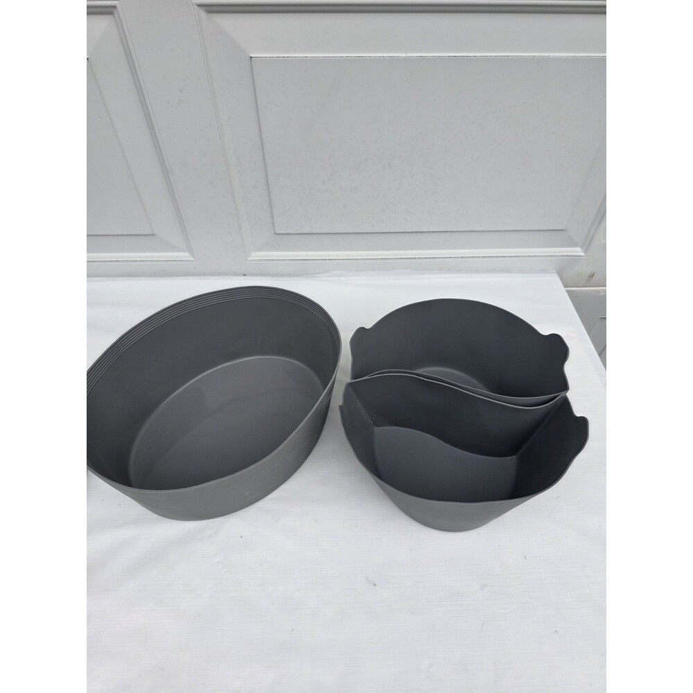 3 Silicone Slow Cooker Liners Compatible W/Crock Pot 6-8 QT,Slow Cooker Dividers
